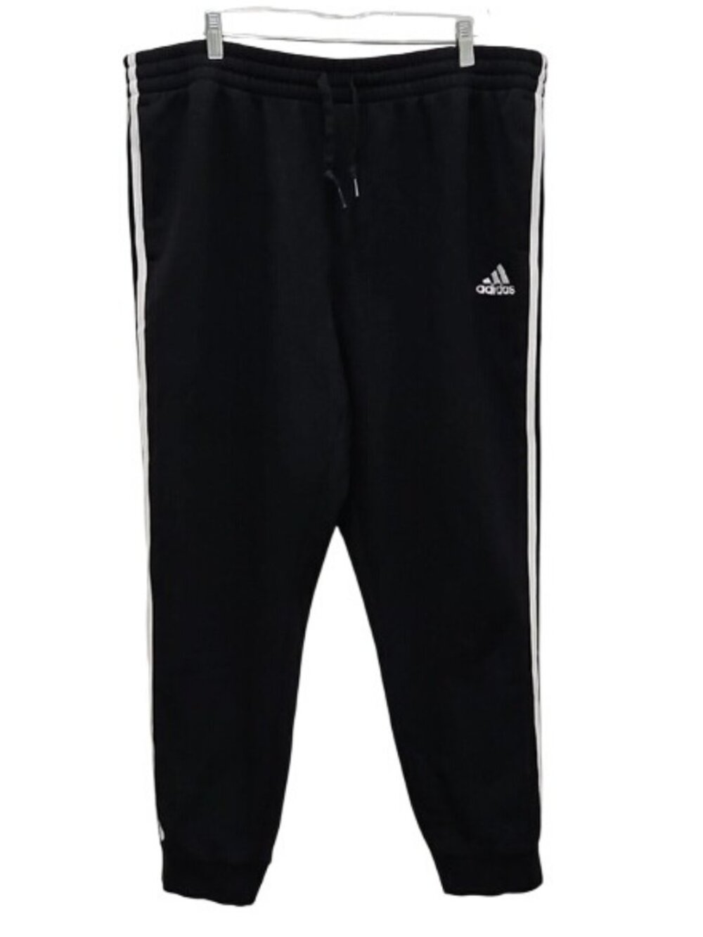 Adidas Classic Stripe Jogger Sweatpants 2XL New Black Loungewear Outdoor